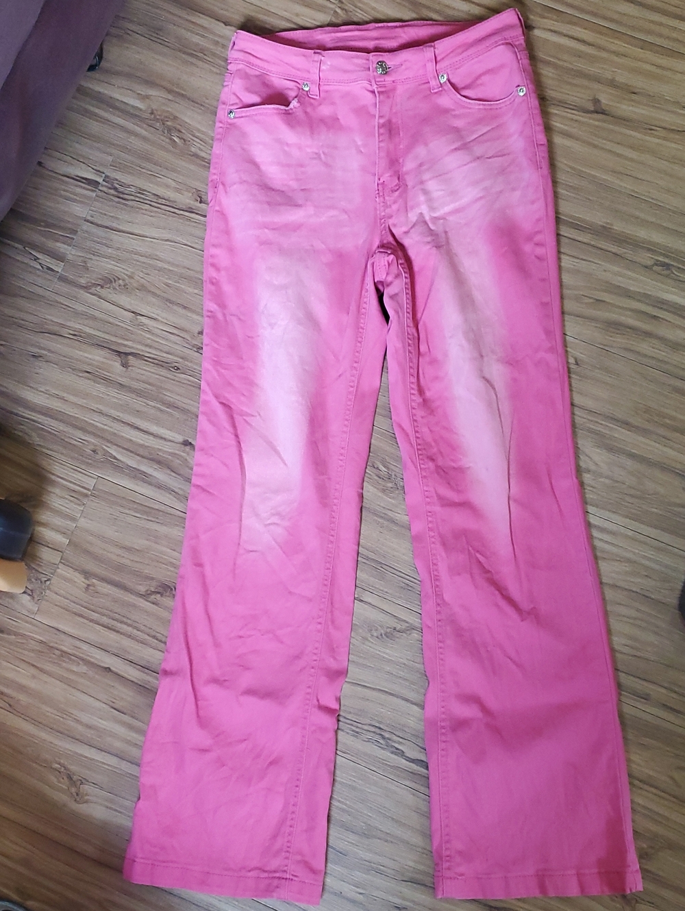 Pink Women's Straight-Leg Pants